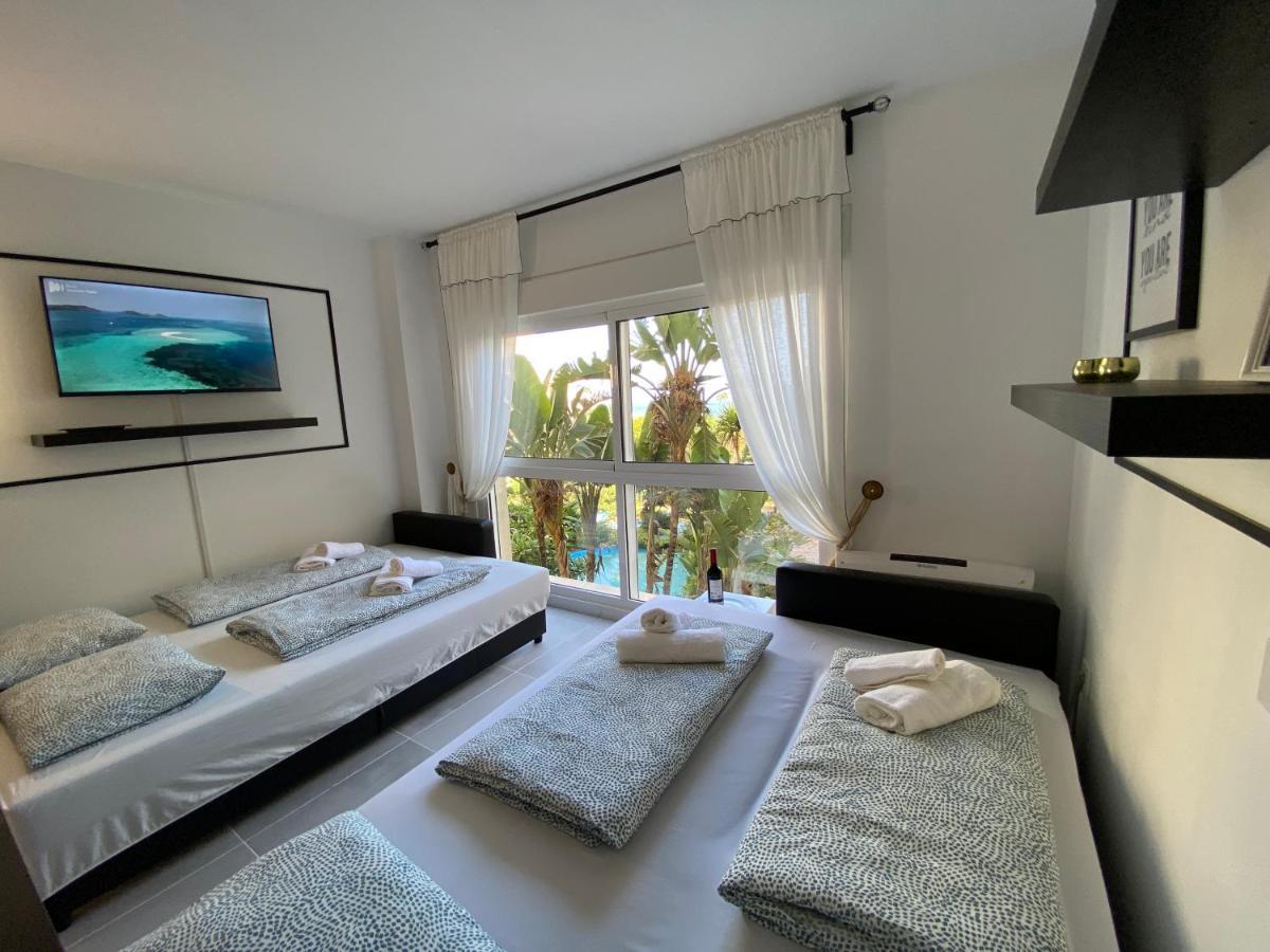 Modern Sea View Studio In Benal Beach Benalmádena Exterior foto