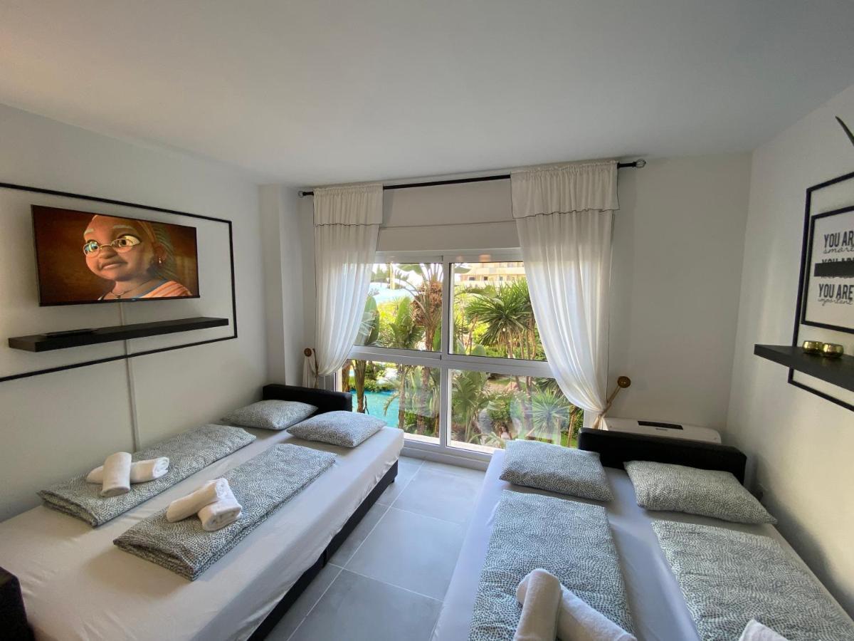 Modern Sea View Studio In Benal Beach Benalmádena Exterior foto